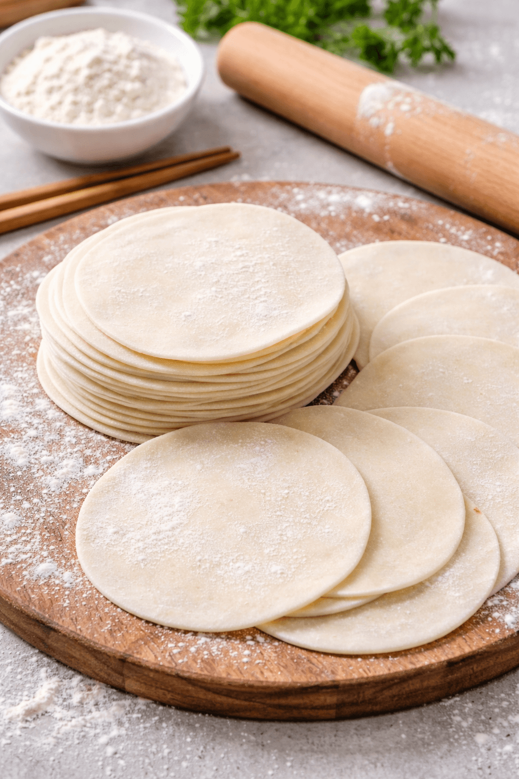Homemade Dumpling Wrappers