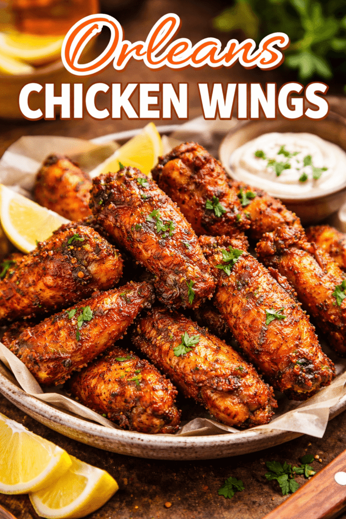 Orleans chicken wings