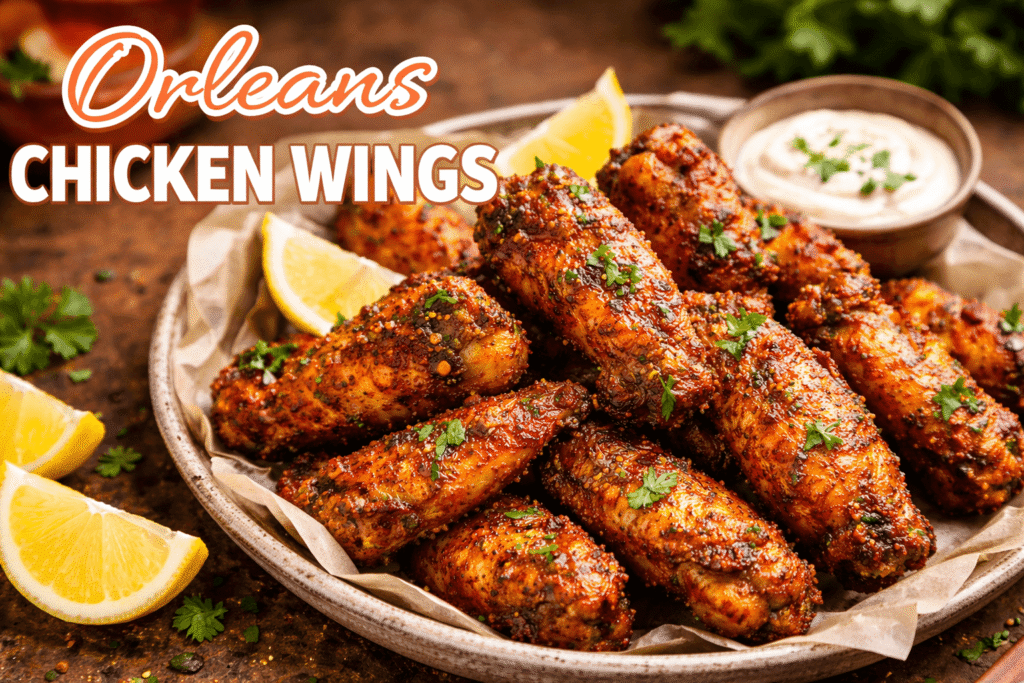 Orleans chicken wings